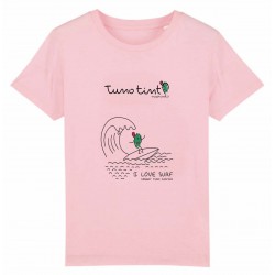 Camiseta tuno surfero rosa